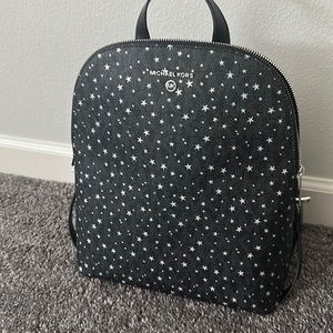 Brand new Michael Kors star backpack black authentic